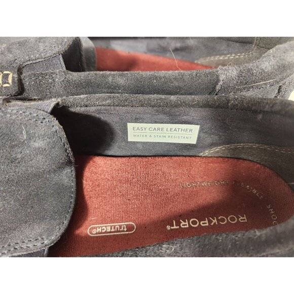 Rockport Junction Mens Slip On Loafers Navy Driving Walking Comfort Preppy US:11 main image 4